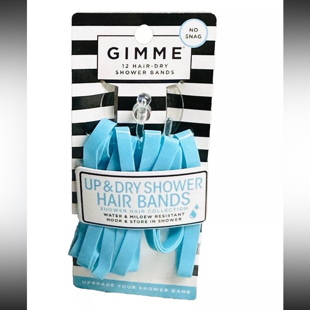 GIMME Up & Dry Shower Hair Bands – 12-Pack - NWT - Picture 5 of 5